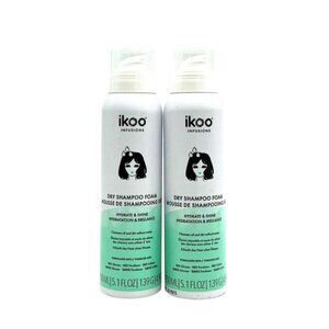 Ikoo Dry Shampoo / Foam - Hydrate & Shine 5.1 oz (pack of 2)